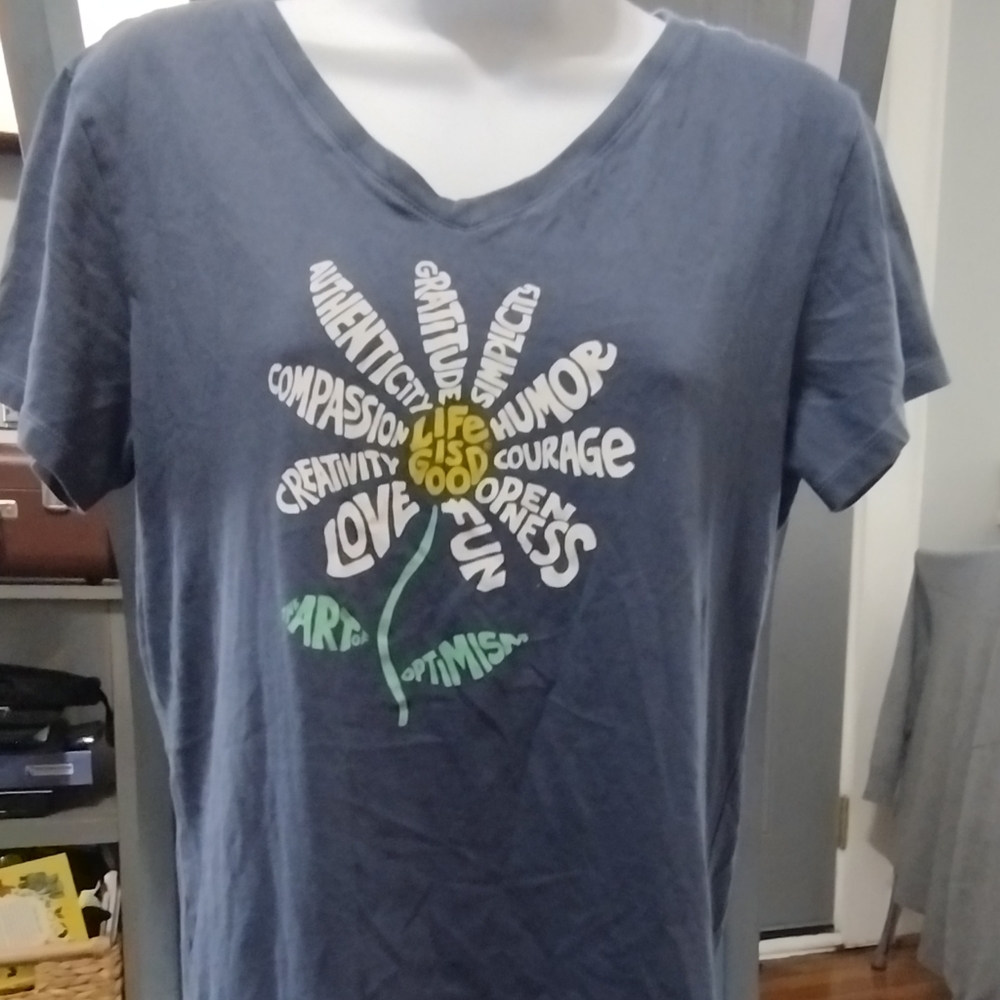 Life is Good crusher tshirt